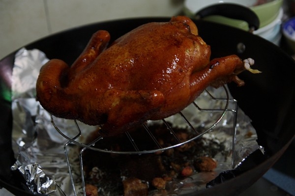 Kip gerookt met Lapsang Souchong